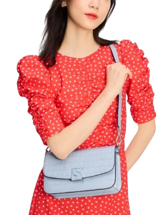 Kate Spade New York Dakota Croc-embossed Medium Convertible Shoulder Bag