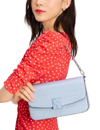 Kate Spade New York Dakota Croc-embossed Medium Convertible Shoulder Bag