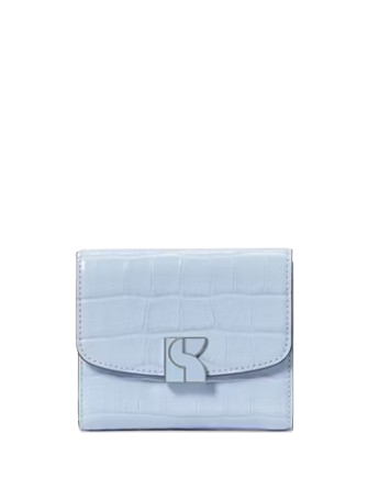 Kate Spade New York Dakota Croc Embossed Bifold Flap Wallet