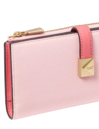 Kate Spade New York Deco Colorblocked Zip Slim Wallet