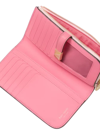 Kate Spade New York Deco Colorblocked Zip Slim Wallet