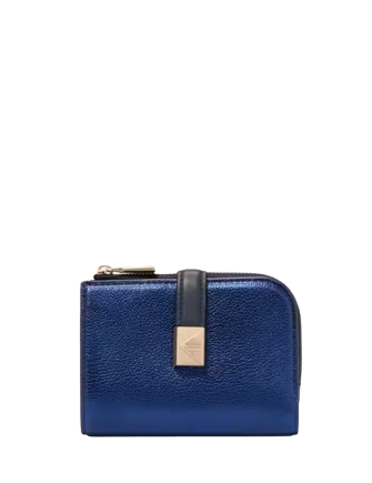 Kate Spade New York Deco Metallic Small Compact Wallet