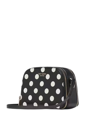 Kate Spade New York Devin Breezy Dot Double Zip Dome Crossbody