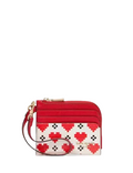 Kate Spade New York Devin Pixel Hearts Coin Card Case Wristlet