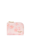 Kate Spade New York Devin Spring Pansies Zip Card Case