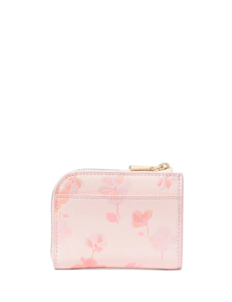 Kate Spade New York Devin Spring Pansies Zip Card Case