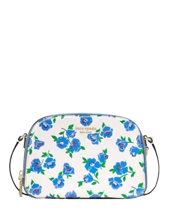 Kate Spade New York Devin Springtime Blooms Double Zip Dome Crossbody
