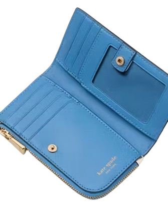 Kate Spade New York Devin Springtime Blooms Small Slim Bifold Wallet