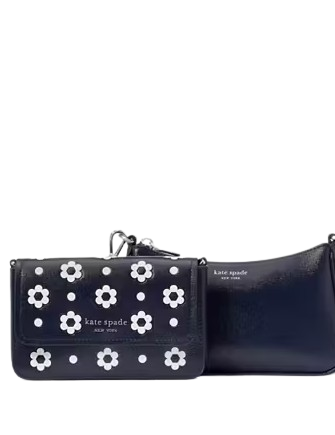 Kate Spade New York Double Up Daisy Dot Crossbody