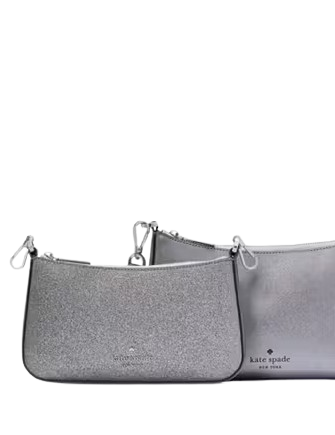 Kate Spade New York Duet Glitter Crossbody Duo