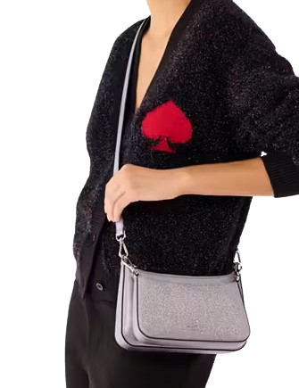 Kate Spade New York Duet Glitter Crossbody Duo