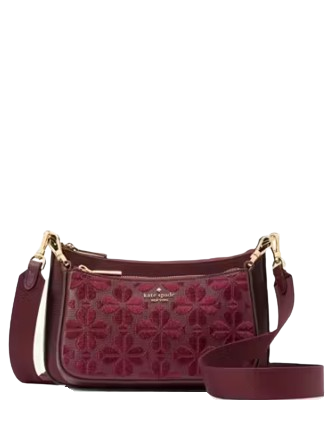 Kate Spade New York Duet Spade Flower Embroidered Small Crossbody