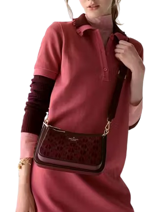 Kate Spade New York Duet Spade Flower Embroidered Small Crossbody