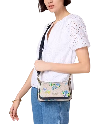 Kate Spade New York Duet Spade Flower Floral Crossbody