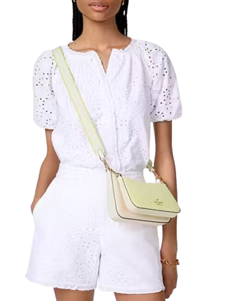 Kate Spade New York Duet Straw Crossbody