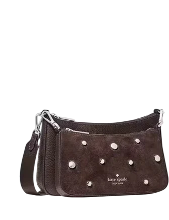 Kate Spade New York Duet Suede Studs Small Crossbody