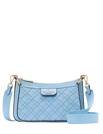 Kate Spade New York Duet Woven Leather Crossbody