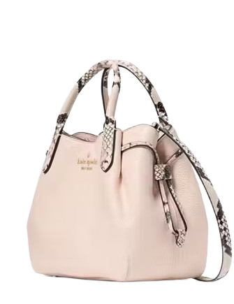 Kate Spade New York Dumpling Snake Embossed Small Satchel