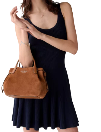 Kate Spade New York Dumpling Suede Small Satchel