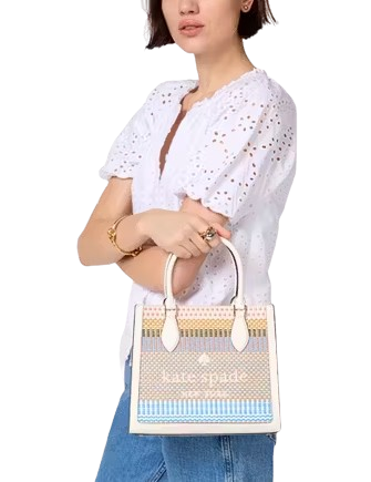 Kate Spade New York Ellie Straw Small Tote
