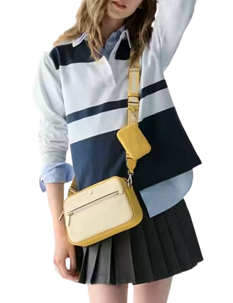 Kate Spade New York Emma Colorblock Pebbled Leather Large Crossbody