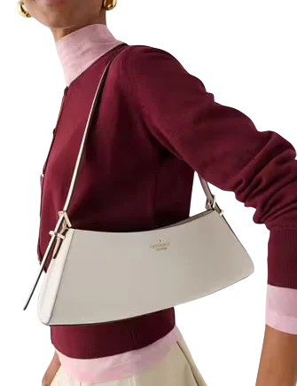 Kate Spade New York Frankie Textured Patent Leather Small East West Shoulder