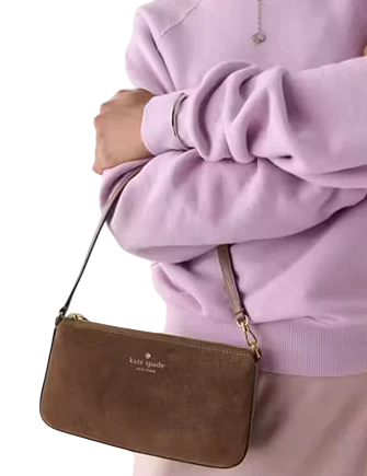 Kate Spade New York Gemini Suede Convertible Wristlet