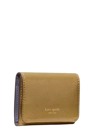 Kate Spade New York Halo Glazed Card Case Trifold Wallet