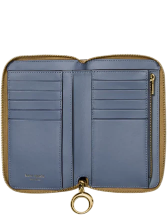 Kate Spade New York Halo Glazed Zip Around Wallet