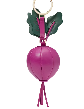 Kate Spade New York Harvest Time 3D Beet Vegetable Keychain
