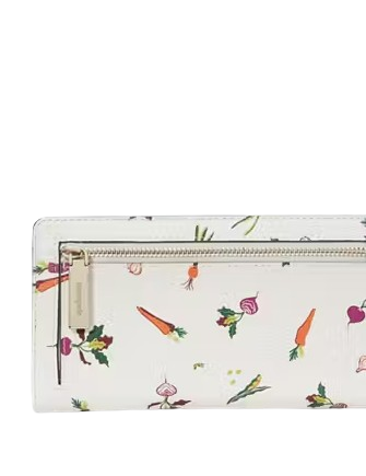 Kate Spade New York Harvest Time Printed Large Slim Bifold Wallet