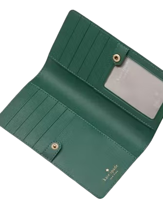 Kate Spade New York Harvest Time Printed Large Slim Bifold Wallet