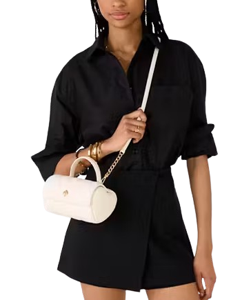 Kate Spade New York Heart Barrel Quilted Crossbody