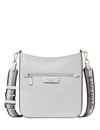 Kate Spade New York Hudson Colorblocked Pebbled Leather Large Messenger Crossbody