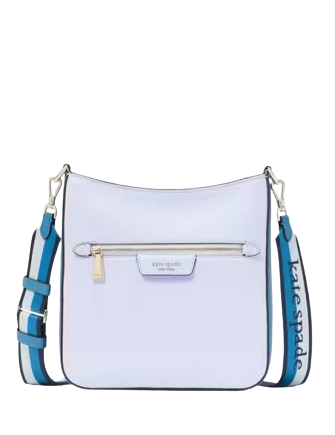 Kate Spade New York Hudson Colorblocked Pebbled Leather Messenger Crossbody
