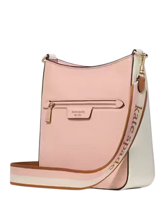 Kate Spade New York Hudson Colorblocked Pebbled Leather Messenger Crossbody