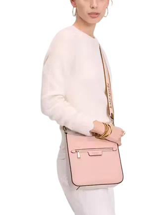 Kate Spade New York Hudson Colorblocked Pebbled Leather Messenger Crossbody