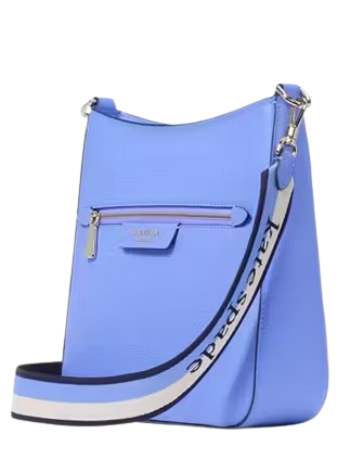 Kate Spade New York Hudson Pebbled Leather Large Messenger Crossbody