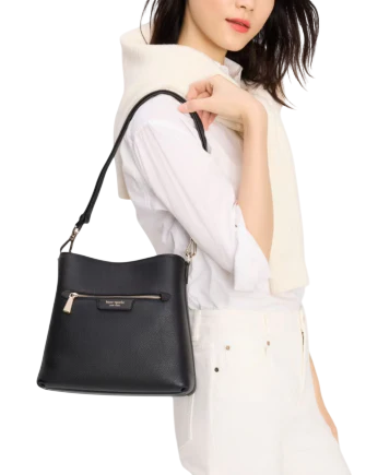 Kate Spade New York Hudson Pebbled Leather Shoulder Bag