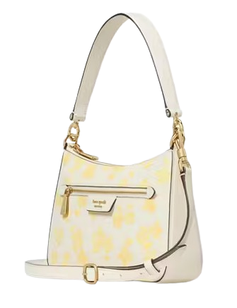 Kate Spade New York Hudson Spring Pansies Convertible Crossbody