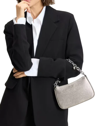Kate Spade New York Jolie Metallic Small Convertible Crossbody