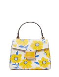Kate Spade New York Katy Sunshine Floral Textured Leather Small Top-handle Bag