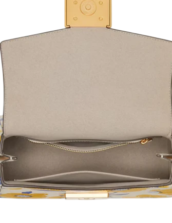 Kate Spade New York Katy Sunshine Floral Textured Leather Small Top-handle Bag