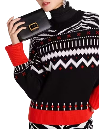 Kate Spade New York Katy Textured Leather Flap Chain Crossbody