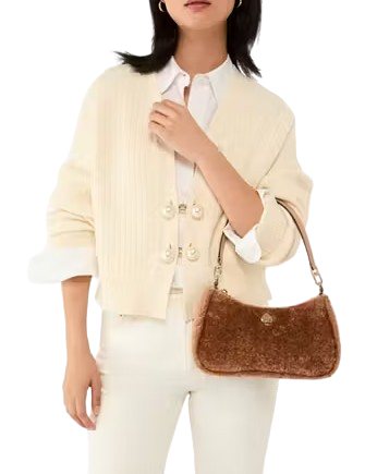 Kate Spade New York Kayla Faux Fur Small Convertible Shoulder Bag
