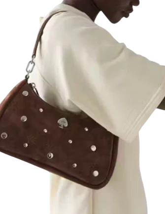Kate Spade New York Kayla Suede Studs Small Convertible Shoulder Bag