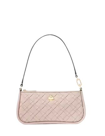 Kate Spade New York Kayla Woven Leather Convertible Wristlet