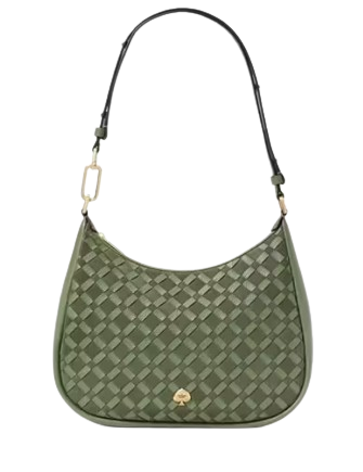 Kate Spade New York Kayla Woven Leather Large Shoulder Bag