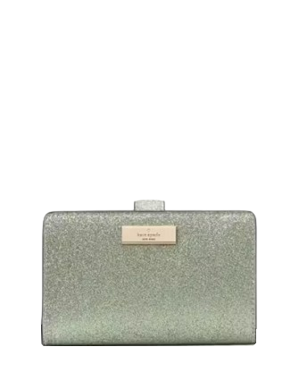 Kate Spade New York Kenzie Boxed Glitter Medium Compact Wallet