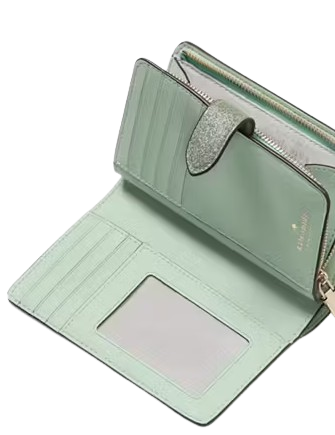 Kate Spade New York Kenzie Boxed Glitter Medium Compact Wallet